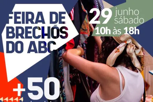 Feira de Brechós do ABC volta em ritmo de festa junina