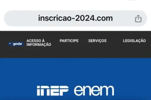 Golpistas usam página falsa do Enem para roubar dinheiro da inscrição