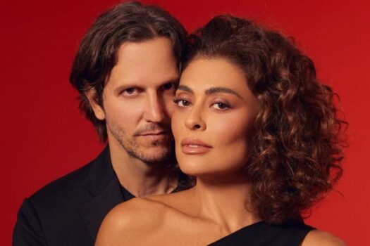 Juliana Paes e Vladimir Brichta abraçam melodrama em ‘novela’ da Netflix