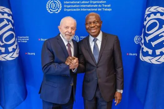 Presidente Lula tem reunião bilateral com o diretor-geral da OIT, Gilbert Houngbo