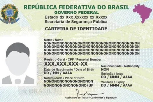 Nova identidade resiste a fraudes e pode incorporar 12 documentos essenciais