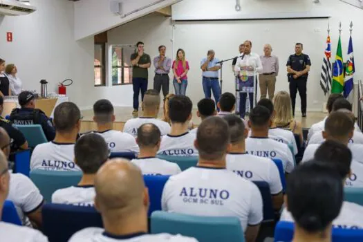 Auricchio ministra aula inaugural de Curso de Formação a 39 GCM-Alunos aprovados no Concurso Público 