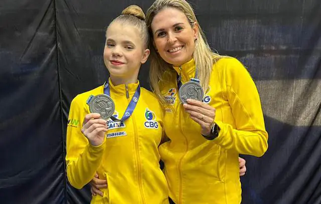 Atleta de São Caetano conquista 3 medalhas com a seleção brasileira no Pan-Americano de Ginástica Rítmica