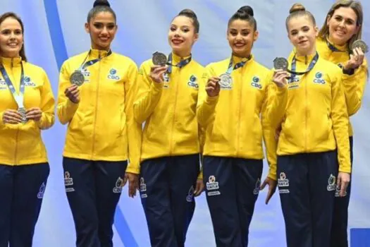 Atleta de São Caetano conquista 3 medalhas com a seleção brasileira no Pan-Americano de Ginástica Rítmica