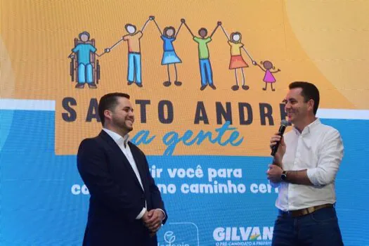 Com apoio de Paulo Serra, Gilvan lança Santo André da Gente