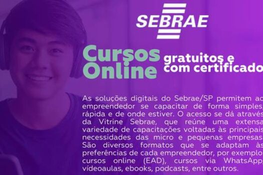 Sebrae oferece cursos de capacitação para empreendedores