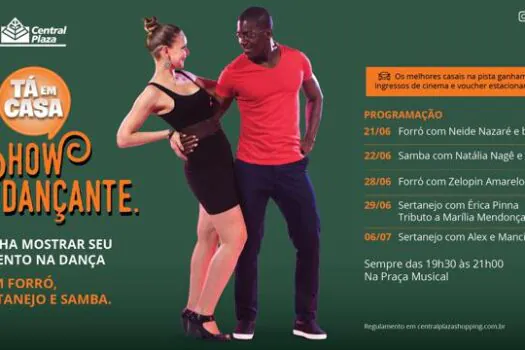 Central Plaza Shopping terá “Shows Dançantes” para celebrar o período junino