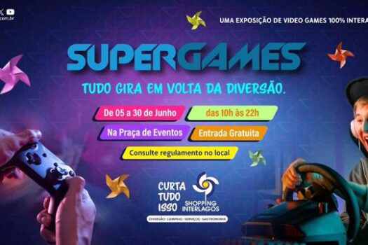 Exposição Interativa “Super Games” é destaque no Shopping Interlagos