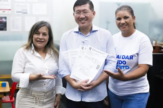 Taka Yamauchi registra Manifesto Cristão e diretrizes que nortearão a pré-campanha a prefeito em Diadema