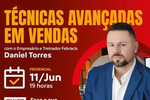 Palestra da ACISA aborda técnicas avançadas em vendas