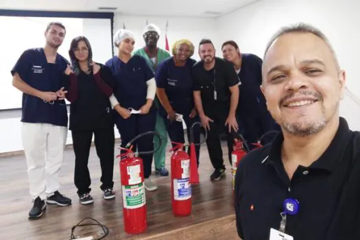 Fundação do ABC promove treinamento contra incêndio no Conjunto Hospitalar do Mandaqui