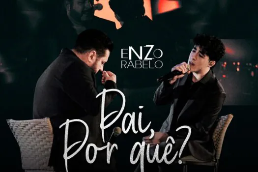 Enzo Rabelo emociona o pai Bruno, dupla com Marrone, em novo single