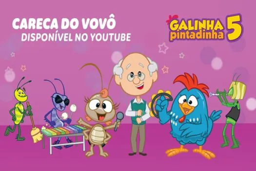 Galinha Pintadinha lança clipe “Careca do Vovô”