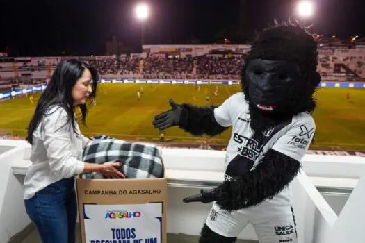 Campanha do Agasalho ganha reforço com ação no jogo entre Ponte Preta e Mirassol