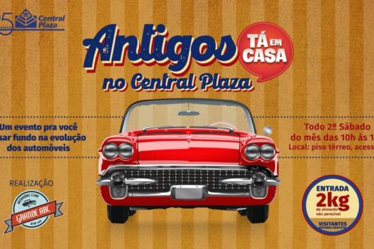 Central Plaza Shopping recebe Encontro de Carros Antigos