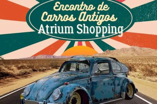 Atrium Shopping reúne relíquias no Encontro de Carros Antigos