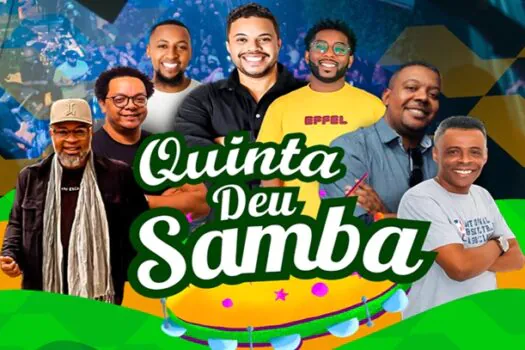 Praça A anuncia o projeto ‘Quinta deu Samba’