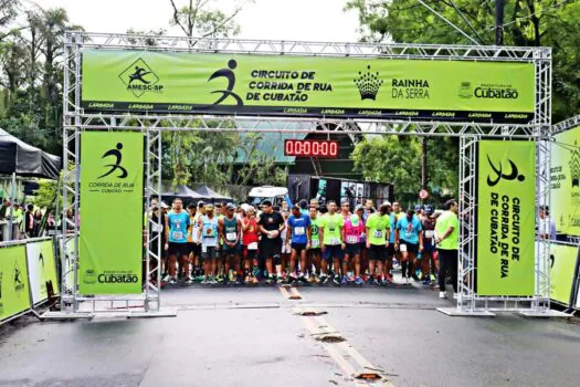 Com inscrições grátis, 6ª Etapa do Circuito de Rua de Cubatão será neste domingo, 28