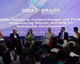 Título do post: Polticas pblicas de combate  fome com foco no empoderamento feminino em debate no G20