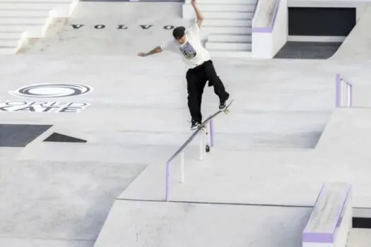 Felipe Augusto e Giovanni Vianna estão fora da final do skate street