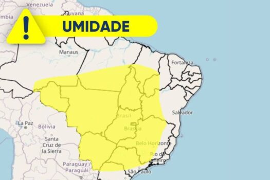 Inmet faz alerta de perigo potencial para baixa umidade em SP