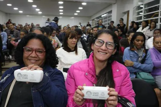 Diadema já entregou mais de 1.000 óculos pelo programa Lentes do Saber