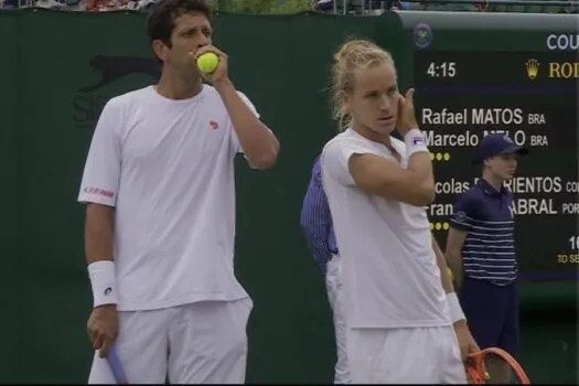 Melo e Matos param nas oitavas de final em Wimbledon