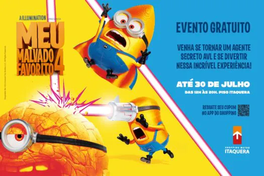 Os Minions de “Meu Malvado Favorito 4” invadem São Paulo