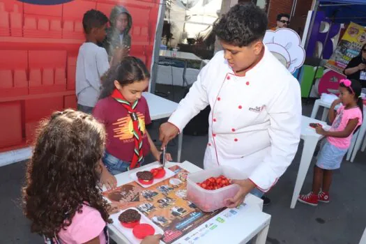 Criançada tem diversão garantida no 15º Festival do Chocolate de Ribeirão Pires