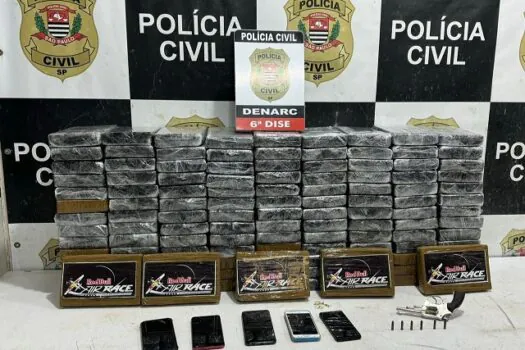 Polícia Civil prende trio com mais de 120 kg de cocaína em Sorocaba