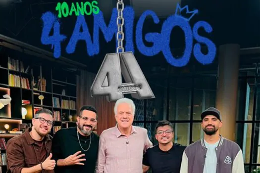 “4 Amigos” é atração do programa Conversa com Bial, esta noite, na TV Globo