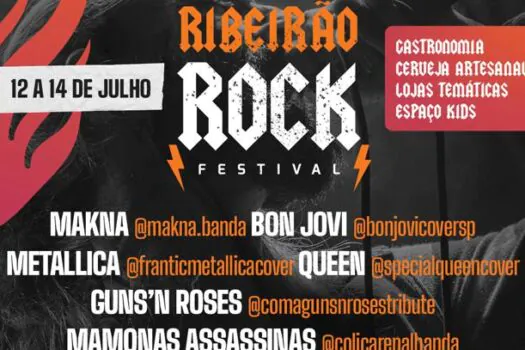 Ribeirão Pires celebrará Dia Mundial do Rock com Festival de música