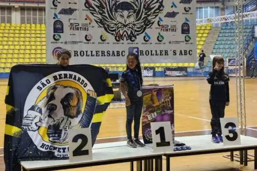 Crianças da equipe Rollers RP Falcon conquistam pódio em competição de patins