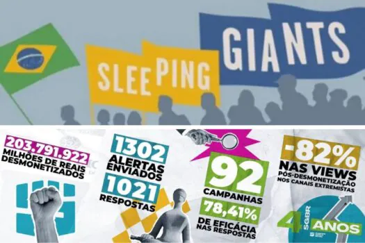 Sleeping Giants evitou investimento de mais de R$ 203 milhões em fake news