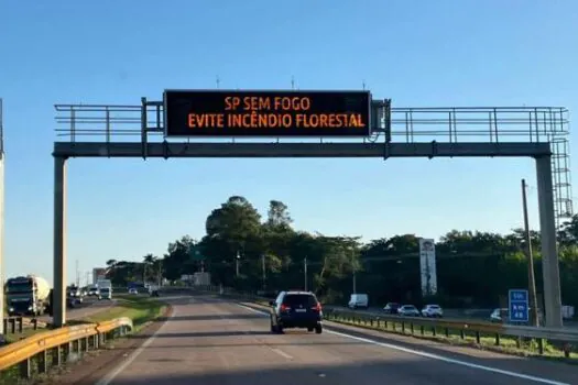 Motoristas devem ficar atentos a sinais de incêndio em estradas neste feriado