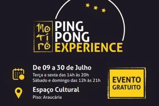 Shopping Praça da Moça realiza evento inédito de tênis de mesa