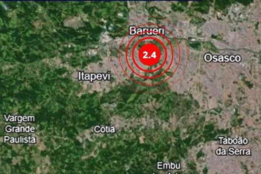 Tremor de baixa magnitude é sentido na Grande SP e em Pinheiros