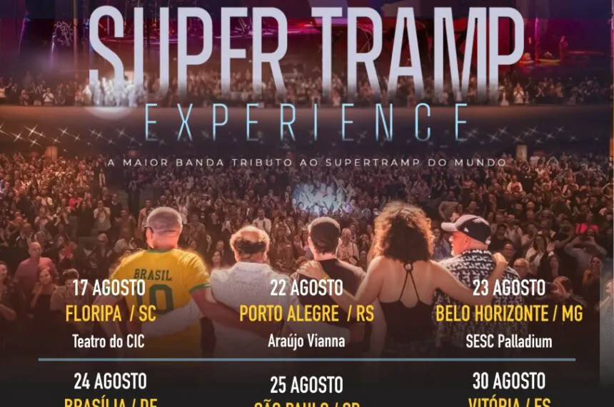 SUPERTRAMP Experience promete tour histórica nas principais cidades do país