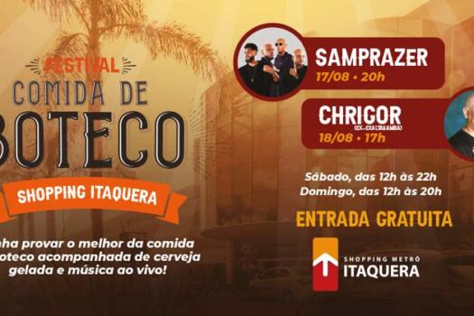 Festival Comida de Boteco em São Paulo terá shows gratuitos de Samprazer e Chrigor