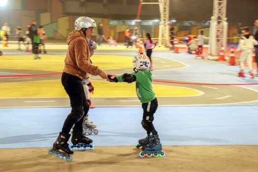 “Patins na Tenda” de Ribeirão Pires atrai cada vez mais visitantes e estimula a prática esportiva