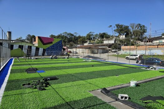 Construção da Praça Esportiva do Somma entra na fase final