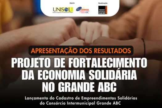 Grande ABC apresenta projeto de fortalecimento da Economia Solidária