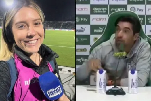 Repórter se diz triste após fala machista de Abel Ferreira