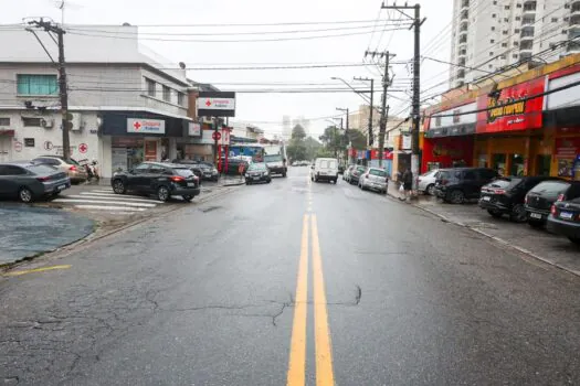 Prefeitura inicia obra de pavimentação da Avenida Moinho Fabrini em São Bernardo