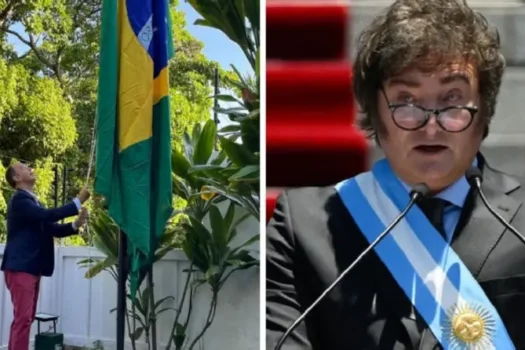 Brasil retira bandeira da embaixada argentina após pedido da Venezuela