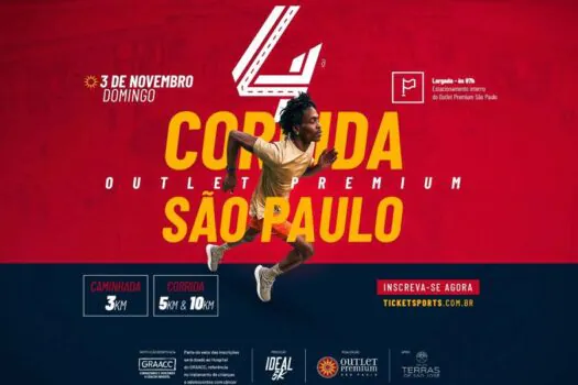 4ª Corrida Outlet Premium São Paulo está com inscrições abertas