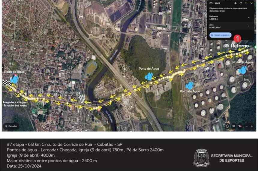 7ª Etapa do Circuito de Rua de Cubatão acontece neste domingo, 25