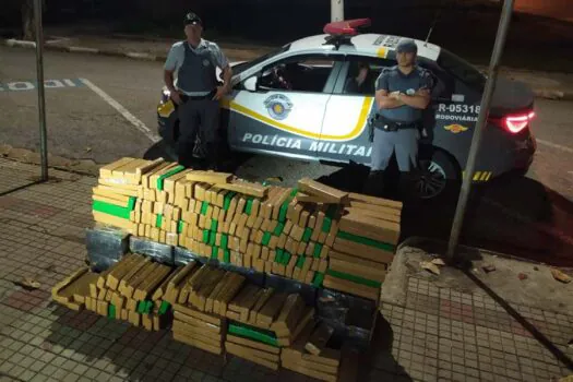 PM Rodoviária apreende mais de 500 kg de maconha no interior de São Paulo