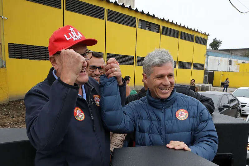 Prefeito Filippi e o ministro Paulo Teixeira