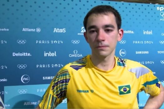 Esperança de medalha, Hugo Calderano perde disputa do bronze no tênis de mesa